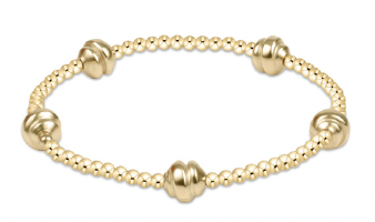enewton admire small gold 2.5mm bead bracelet-gold