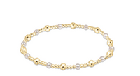 enewton classic gold sincerity pattern 4mm bead bracelet-pearl
