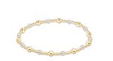 enewton classic gold sincerity pattern 4mm bead bracelet-pearl