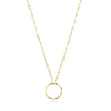 enewton 16" necklace gold-halo gold charm