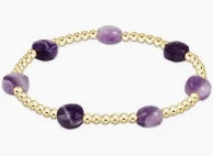 enewton admire gold 3mm bead bracelet-amethyst