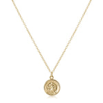 enewton 16" necklace gold-protection gold disc