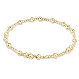 enewton egirl hope unwritten 4mm bead bracelet-gold