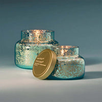 Limited Edition Volcano Blue Textured Mercury Signature Candle-19oz