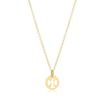 enewton 16" necklace gold-guardian angel small gold disc