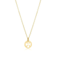 enewton 16" necklace gold-guardian angel small gold disc