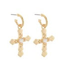 Leah Cross Earrings