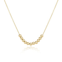 enewton 16" necklace gold- classic beaded bliss- 2.5mm gold