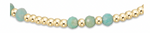 enewton gemstone gold joy pattern 3mm bead bracelet-amazonite