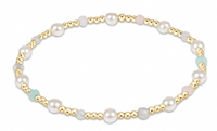 enewton pearl sincerity pattern 4mm bead bracelet-hot mess ss25
