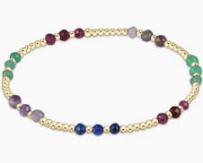 enewton gemstone gold joy pattern 3mm bead bracelet-hot mess FW25