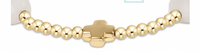 enewton signature cross admire gold pattern 3mm bead bracelet-moonstone
