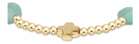 enewton signature cross admire gold pattern 3mm bead bracelet-amazonite