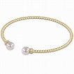 enewton classic gold 2mm bead cuff-pearl